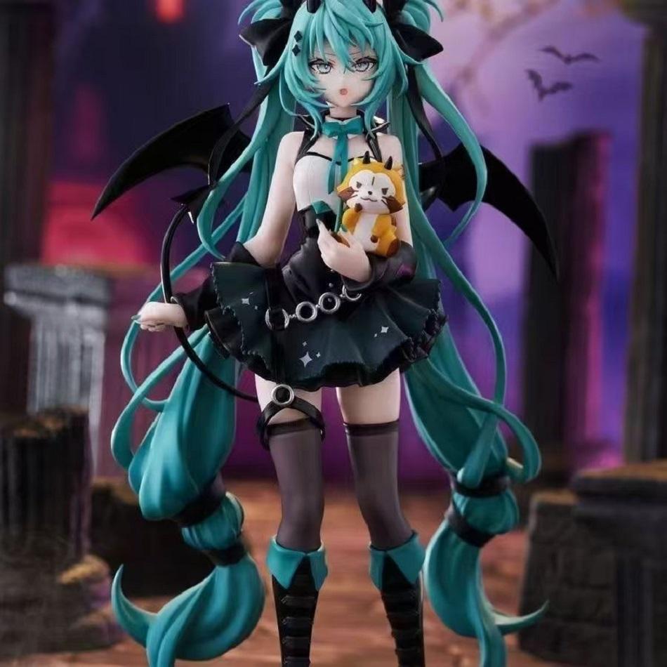 19cm Fashion Hatsune Miku Anime Figure Action Figures Kawaii Demon Style Series PVC Collection Desktop Cute Model Girl Toys