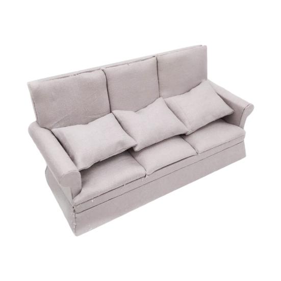 1/12 Mini Doll House Simulation Sofa Living Room Model Decoration Kids Toy Gift
