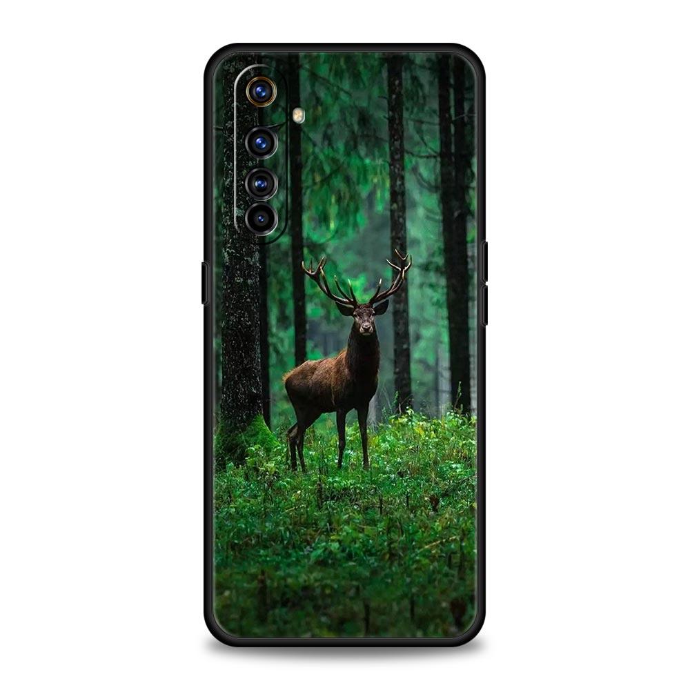 Deer Hunting Camo For Realme GT Neo 2 3 3T Phone Case For Realme 11 10 9 8 5G 7 6 GT2 Pro Plus C21 C11 C25 C35 Silicone Cover