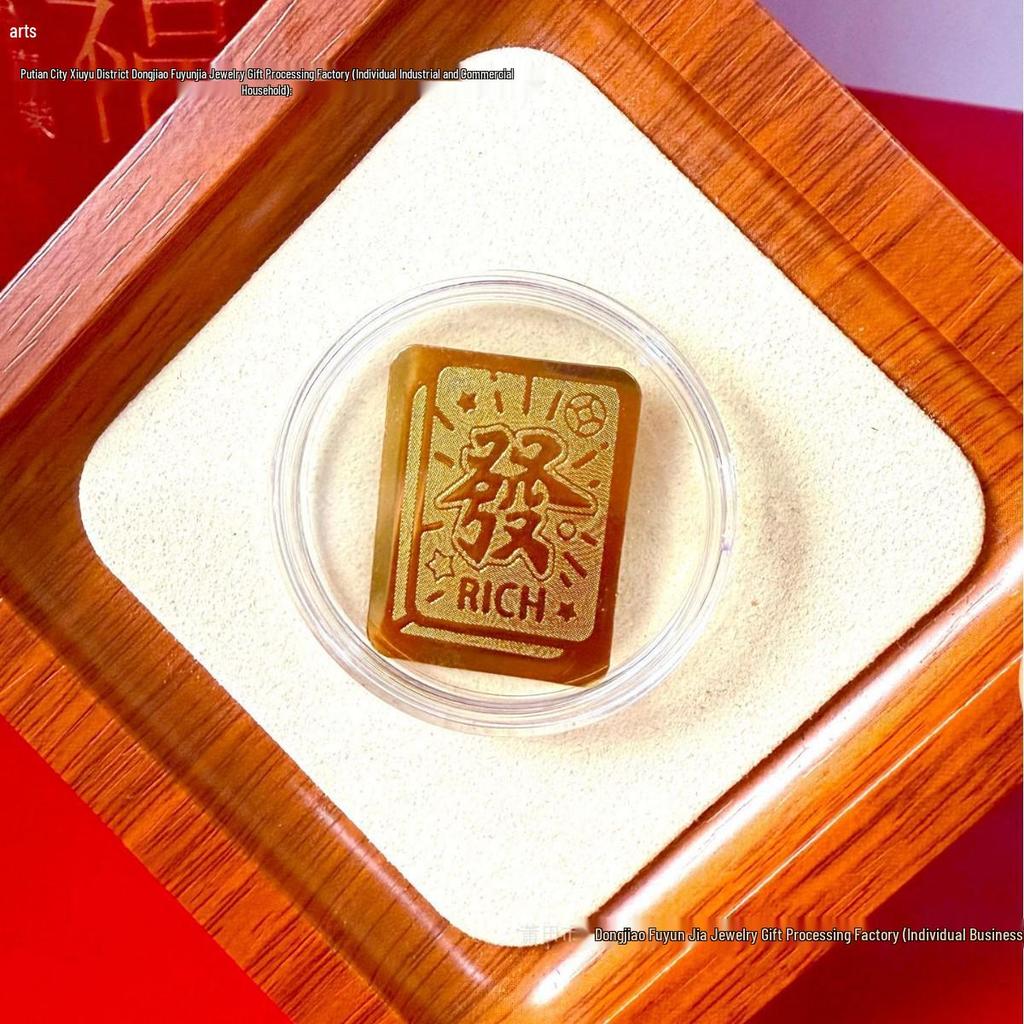Pure Gold 999 Horse Year Phone Sticker for Wealth and Health - Popular Douyin Live Seller