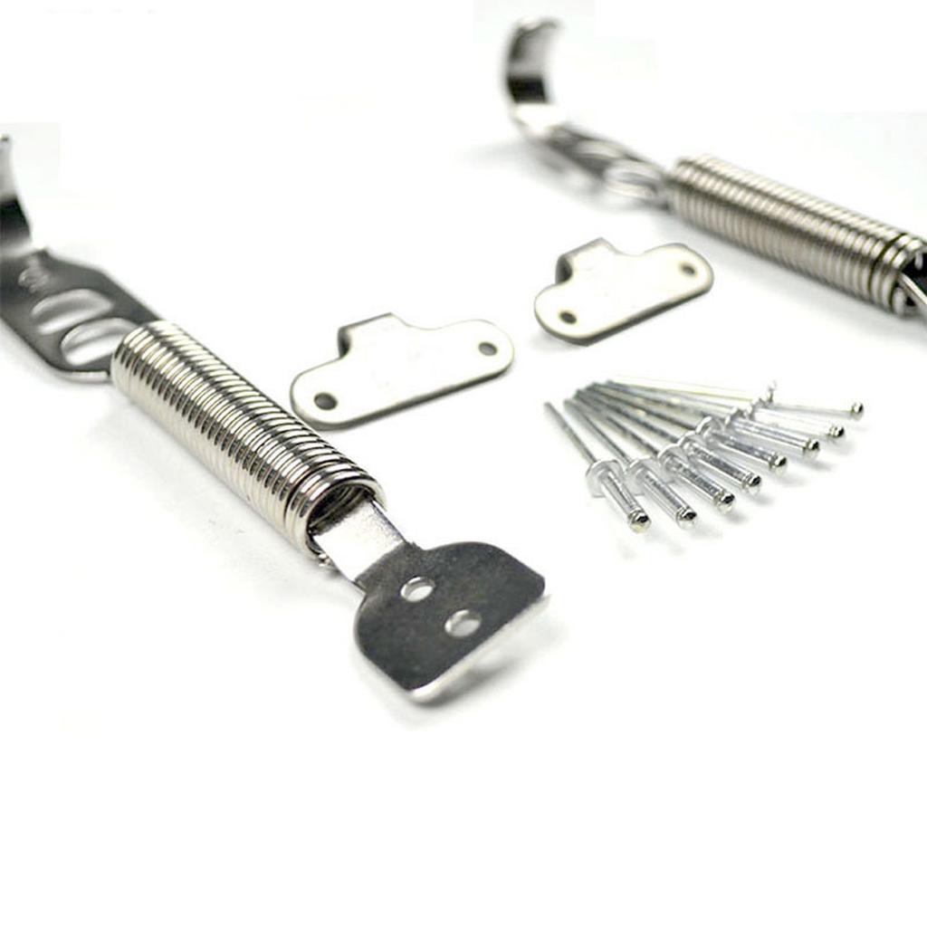 Reliable Stainless Steel Car Racing Mount Bonnet Hook Pin Lock Kit with Easy  and Flexible Spring Clip
