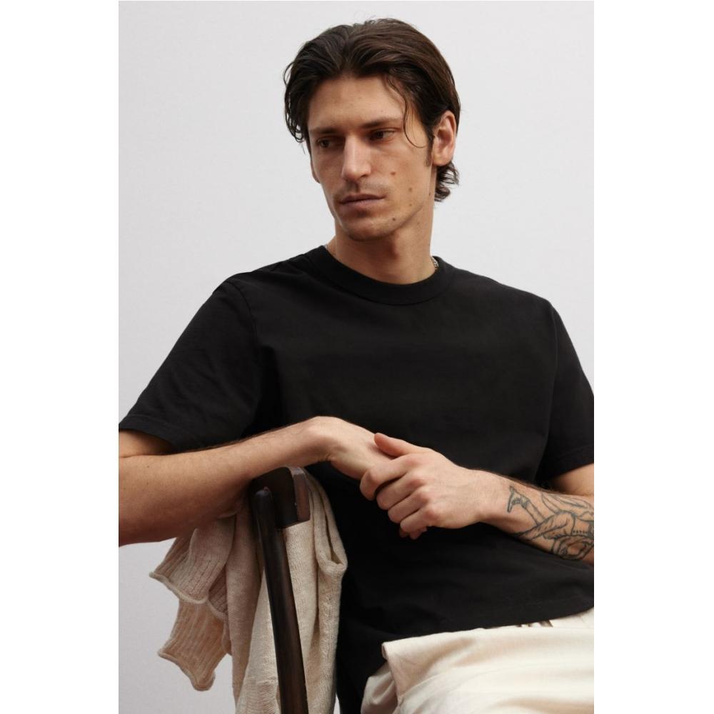 H M T sHirT Regular fiT Black