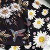 Spring/Summer Cotton Silk 3D Cool Print Dress Fabric