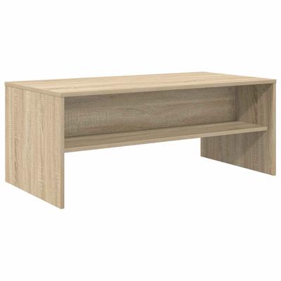 Coffee Table Sonoma Oak 100 X 50 X 40 Cm Particleboard