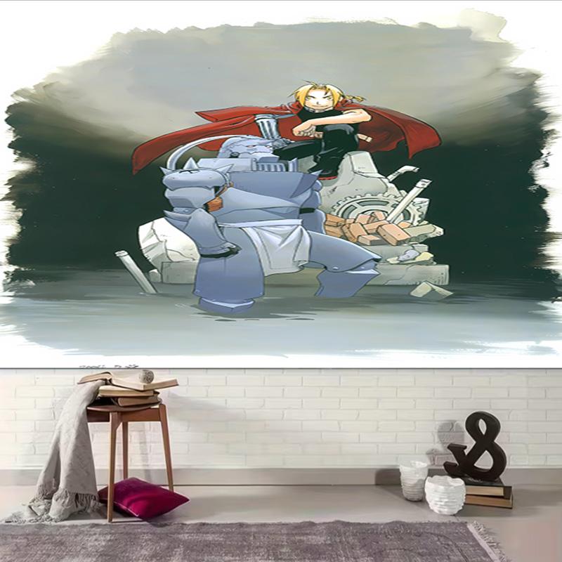 1pc Fullmetal Alchemist Tapestry, Living Room, Bedroom, Office, Party Decor, Ideal Festive Gift