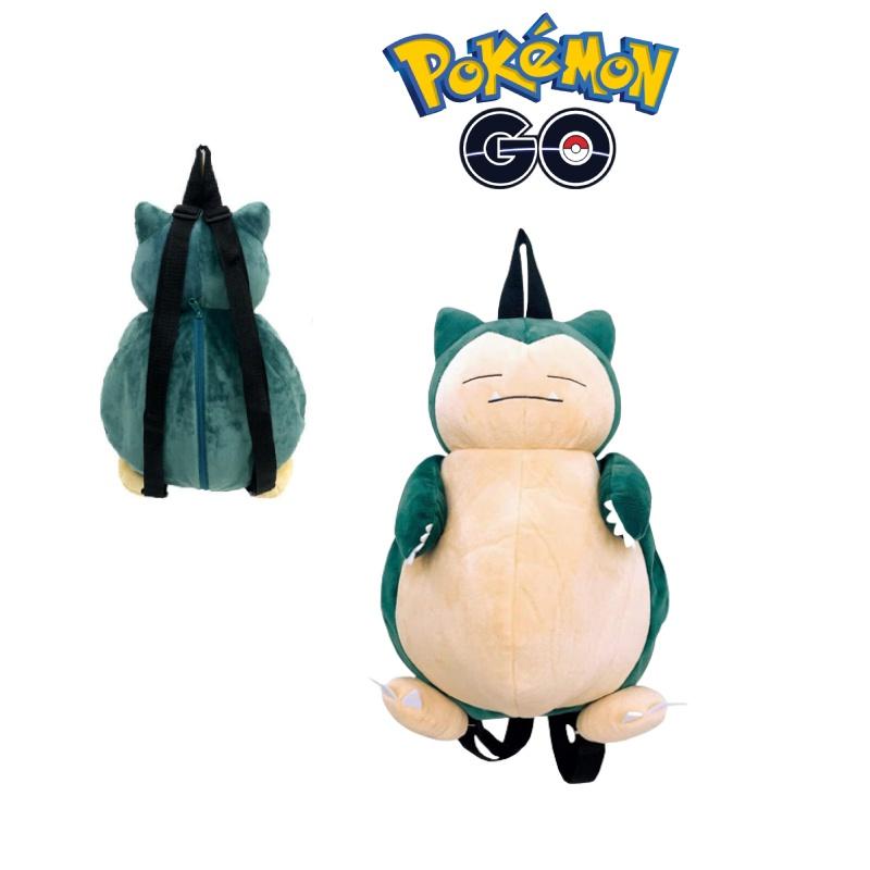 Roztomilý batoh s Pokémony Kabigonem pro děti, plyšová taška Snorlax