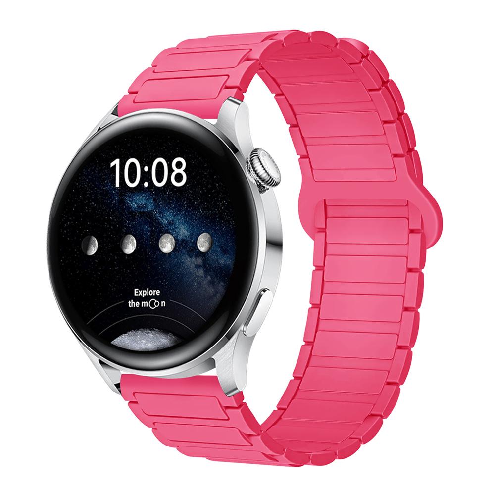 18mm 22mm 20mm Magnetic Silicone Strap For Samsung Galaxy Watch 7 6 5 4 44mm 40mm Sports Band For Galaxy Watch 4 6 Classic 47mm Huawei GT 4/5/6 41mm