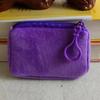 Mini Fashion Plush Square Zipper Coin Purse Card Package Coin Bag Cute Purse Key Earphone Pouch Women Thin Small