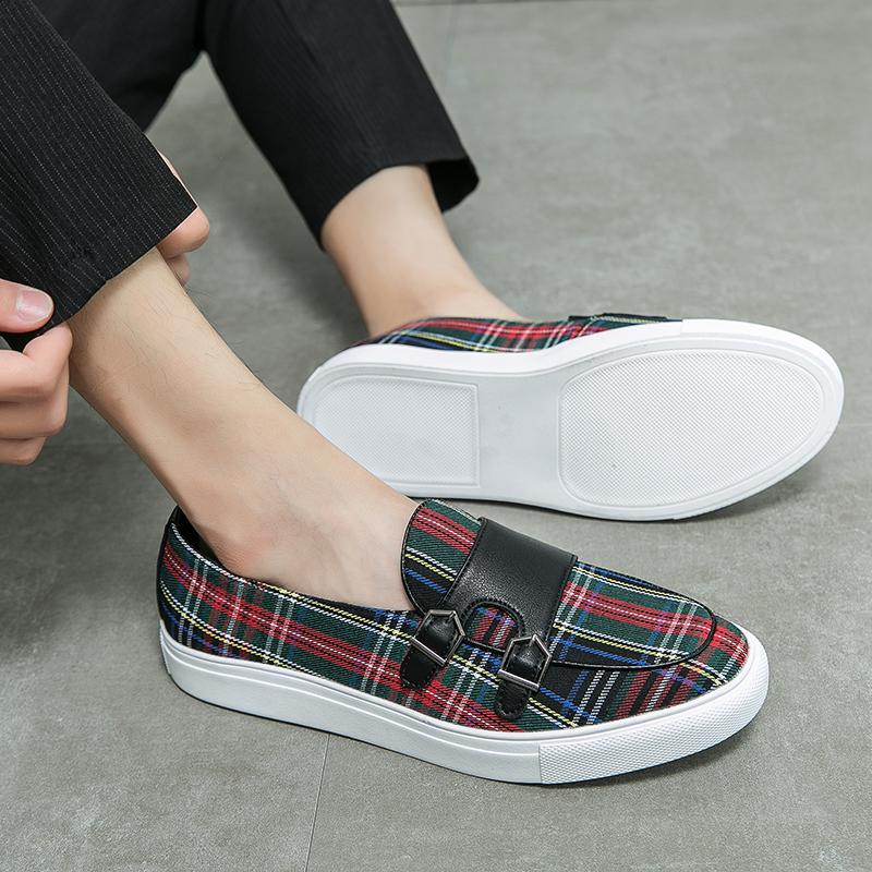 New Stylish Mens Slip on Shoes 2024 Leather Fashion Mens Sneakers Men Casual Summer Casual Shoes Male Comfortable Driving Shoe