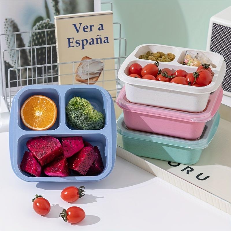 4Pcs Very Exquisite Set Of Snack Boxes, Lunch Box Can Be Reused, Microwave Heating Suitable For School, Work, Travel