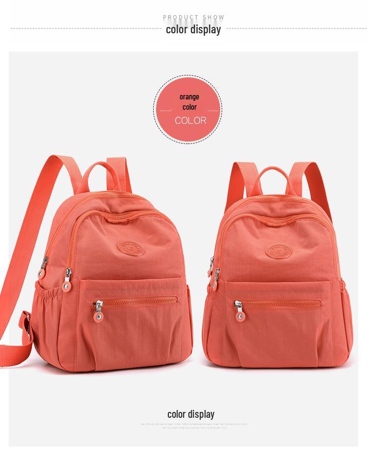 2025 Stilvoller Leichter Nylon Oxford Rucksack - Große Kapazität, Kleine Reise-Canvas-Tasche, Perfekt für Schule & Freizeit