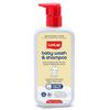 LuvLap Baby Gentle 2-in-1 Wash & Shampoo 600ml Milky Soft Formula For Hair And Skin Daily Bathing Care For Newborns