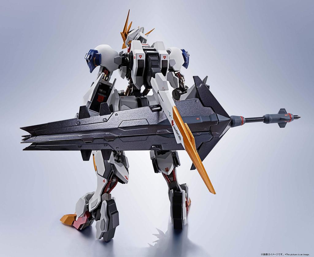 TAMASHII NATIONS KOVOVÝ ROBOT Spirits Mobile Suit Gundam Orphans Gundam Barbatos Lupus Rex 150mm malovaná pohyblivá figurka Iron-Blooded [BOČNÍ RUBRIKA] cca.