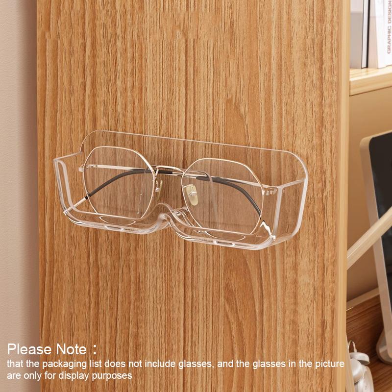 

Самоклеящийся держатель для очков, настенное крепление, модная вешалка для солнцезащитных очков, стойка для спальни, кабинета, гардероба, органайзер для очков, коробка