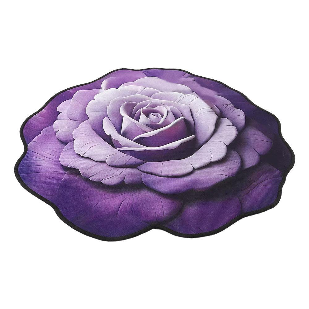 

Sunflower Flower Carpet Pastoral Door Gasket Baby Crawl Floor Mat Bedside 60cm-C