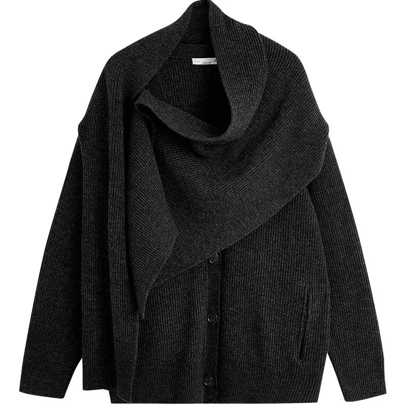 

Женский трикотажный кардиган INMAN в расслабленном французском стиле XL