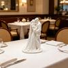 Yousheng 3D-gedruckte Figurenpaar, Romantische Hochzeitsdekoration, Romantische Hochzeits-Liebesstatue für Tortenaufsätze Eingangsbereiche Schminktische Hochzeit