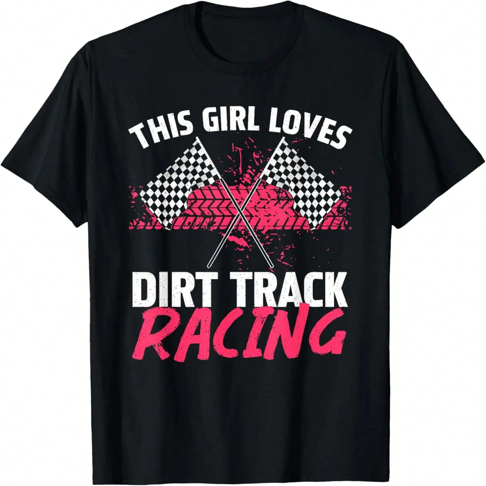 Funny Dirt Track Racing Art For S unisex Race Car Driver T-Shirt S разноцветный