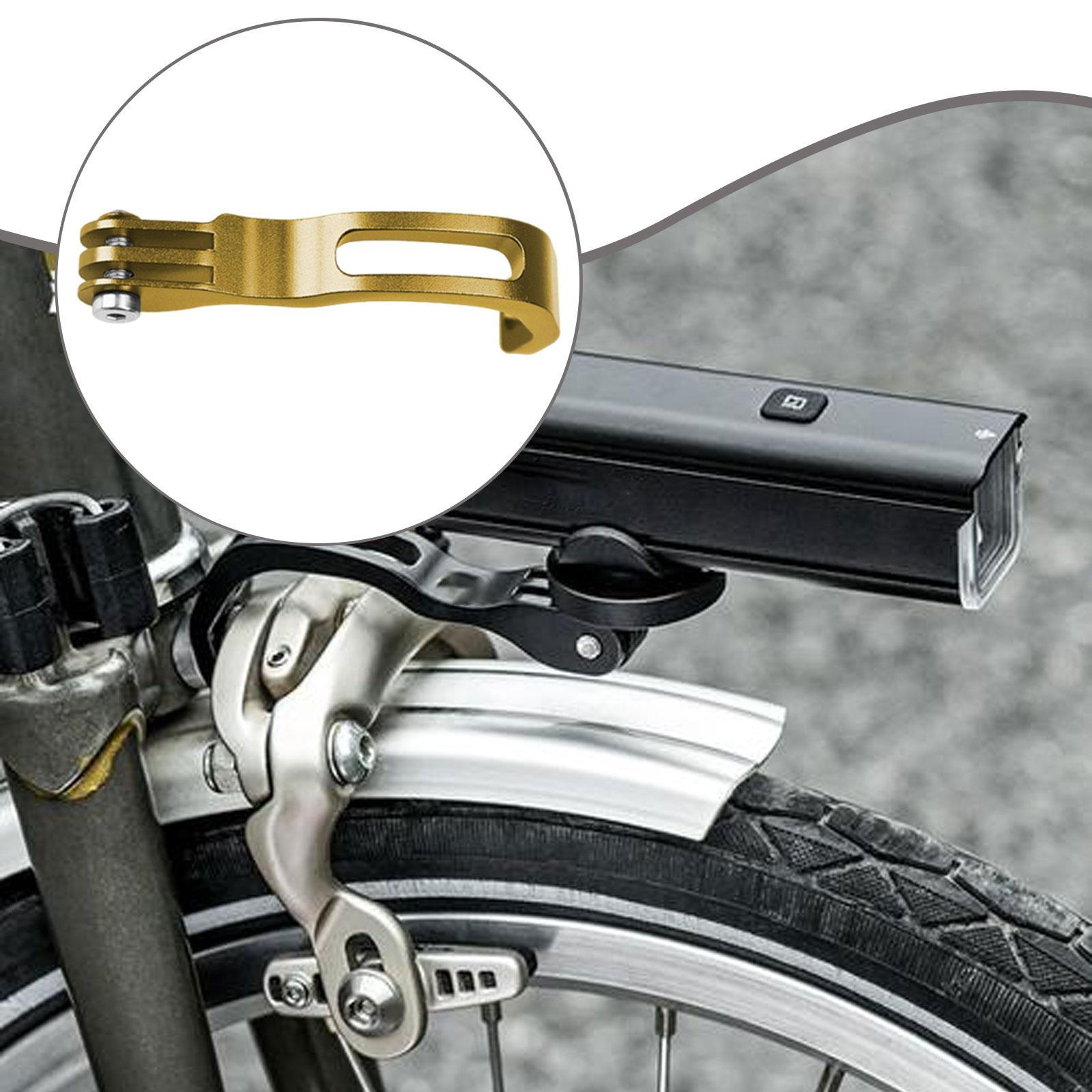 

Крепление на вилку велосипеда, кронштейн для передней фары, держатель для фары для горного велосипеда, алюминиевый сплав, спортивная камера жёлтый