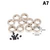10Pcs Lead Screw 304 Stainless Lock Collar Block Ring Axis Sleeve Bore 2/3/4/5/6/7/8/10/12Mm For Diy 3D Printer Cnc Router