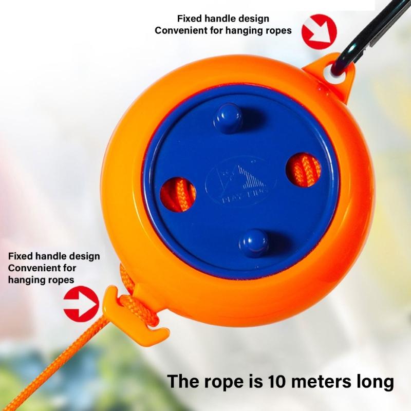 Portables Hand Crank Clothesline Retractable Outdoor Clothes Drying Rack Rope for Outdoor Activity
