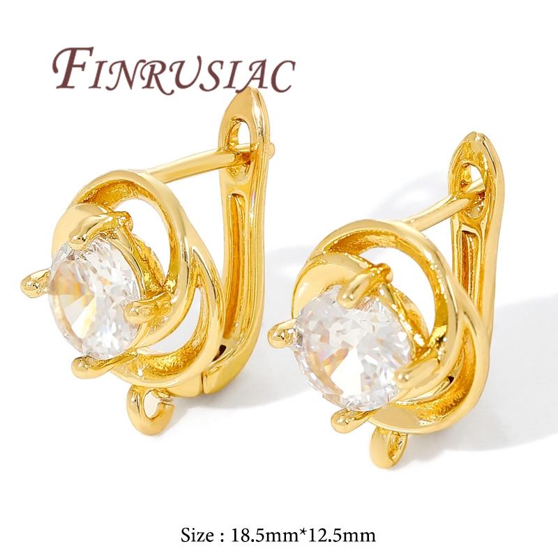 18K Gold Plated Earring Accessories,Earwire Fasteners Fittings,Earring Fixtures,DIY Jewelry Making Supplies,French Earring Hooks