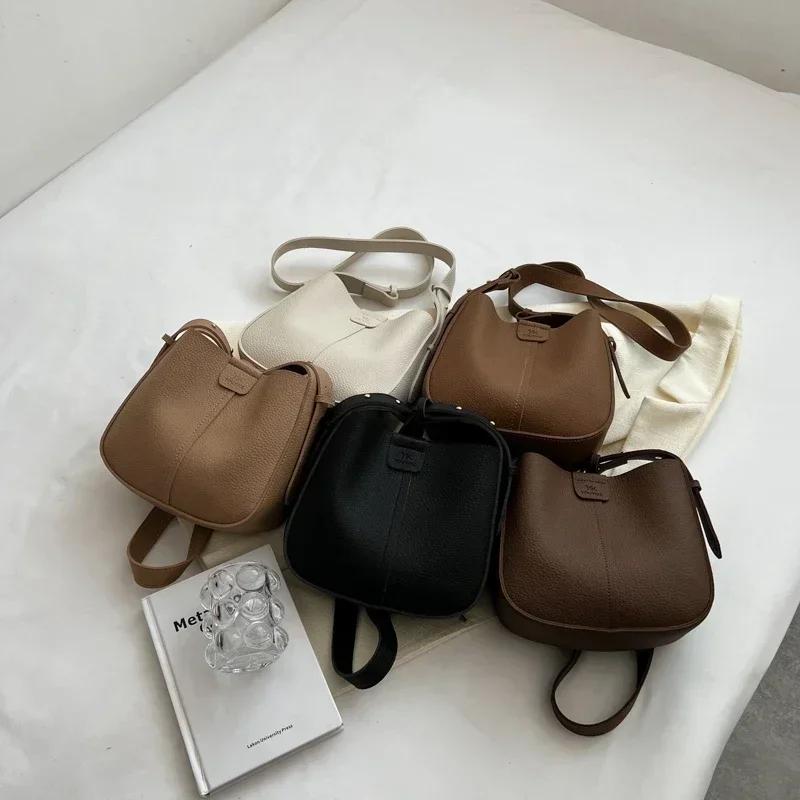 Hot Selling High-Quality Pu Women'S Shoulder Bag 2024 New Fashionable Crossbody Bag Large Capacity Composite Bag