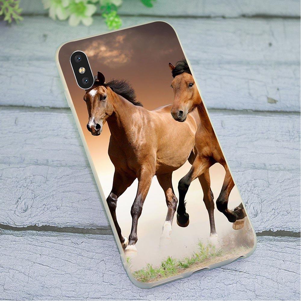 Buy Watercolor Horse Phone Cover for iPhone Xs Max Case X 6 6S XR 8