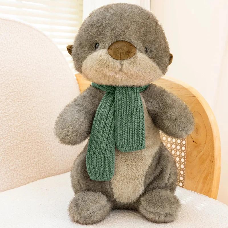 

Otter Plush Toys Cute Plushies Room Decor 26/40Cm Stuffed Animals Cushion Pillows Kids New Year Christmas Gifts Toys for Girl 26cm