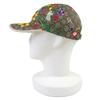 Pristine GUCCI Cap GG Supreme Flora Floral Baseball Cap Beige Multicolor 603986 Used