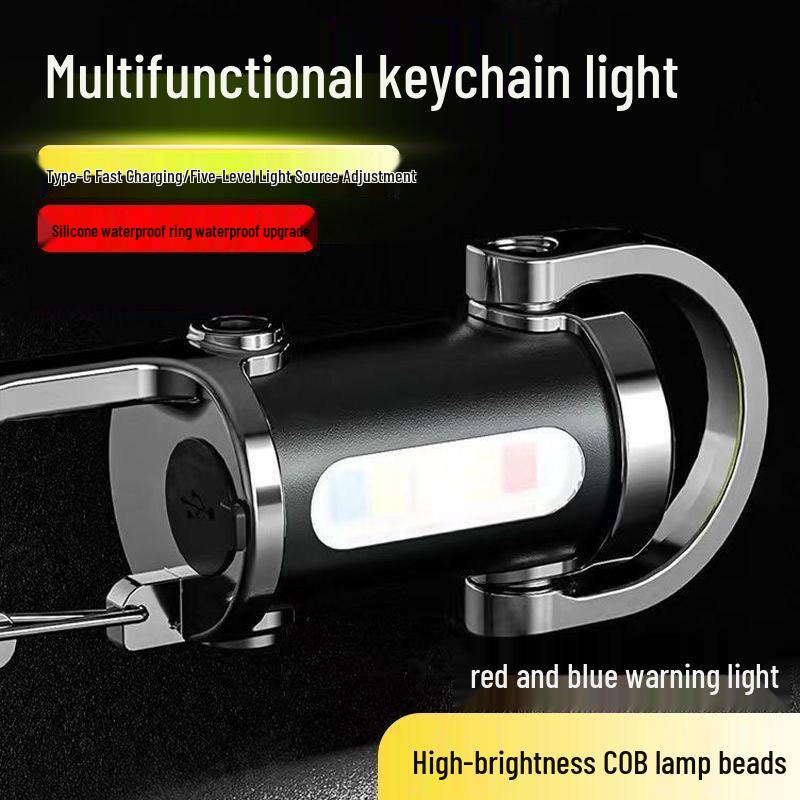 Portable High-Intensity Waterproof Mini Flashlight Key Chain