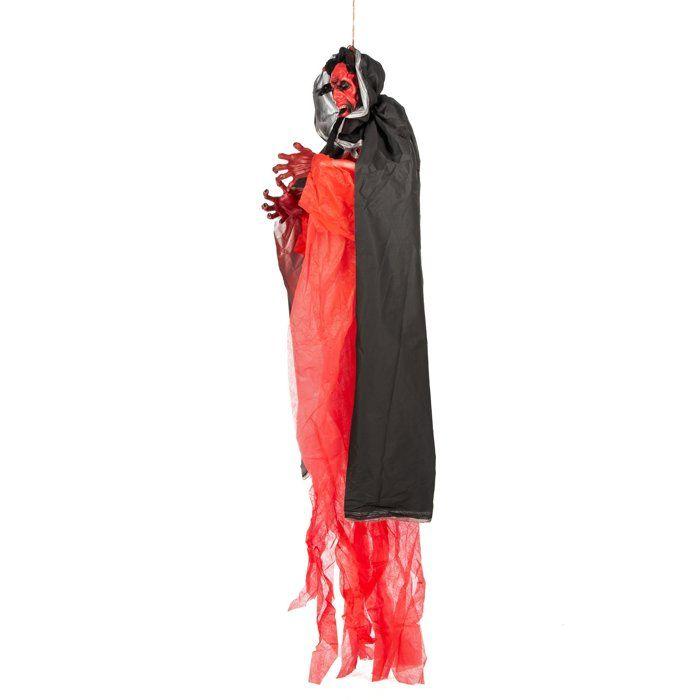 Décoration animée et lumineuse démon 190 cm