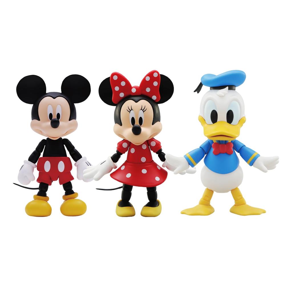 52TOYS Series AND FRIEND 3 In 1 Set Super Movable Action Figure Inches 10 Painted Perfect Gift for Mickey Mouse Fans 3.75' "MICKEY Set" 3.75 (approx.