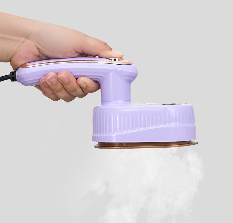 Foldable 2-in-1 Handheld Garment Steamer & Electric Iron for Dry/Wet Use