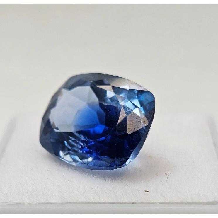 Pitambari Sapphire Bi-Color Cushion Cut 10+ Ct Fabulous Certified Gemstone