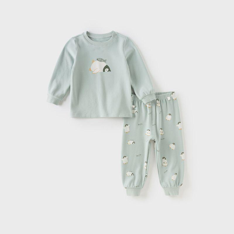 David Bella Boys' Underwear Set Warm Baby Autumn Clothes and Pants Children's Pajamas Loungewear Spring Season