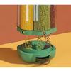 Grains Separate Storage Box Rotating Rice Bucket Food Grade Household Bean Storage Tank Large 6.5kg Green