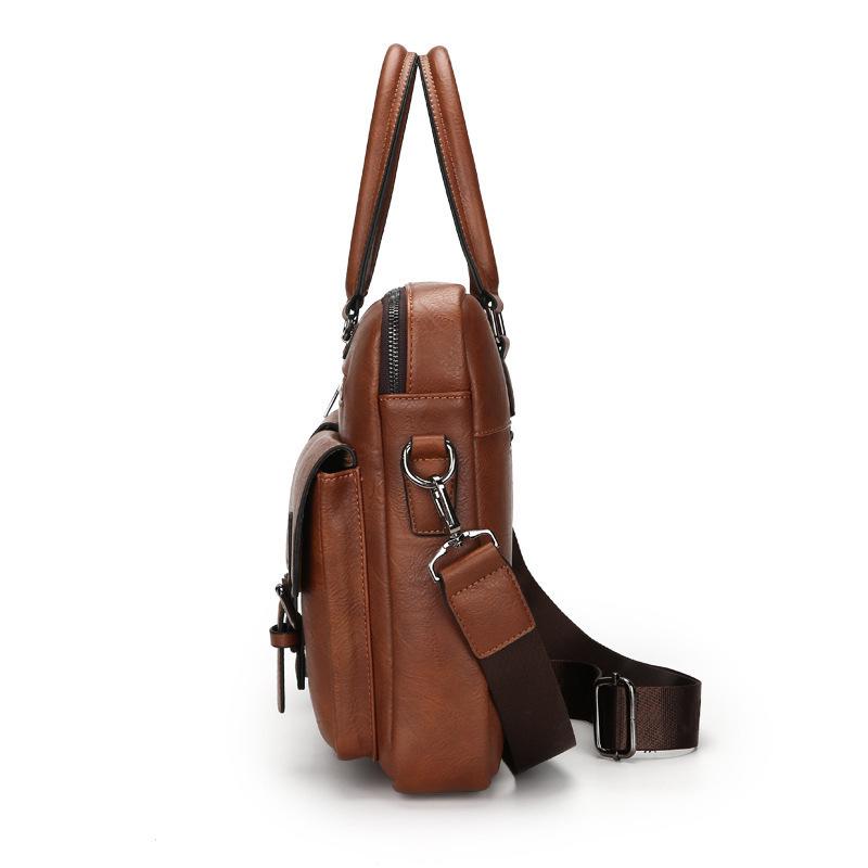 Men's High-End Casual Crossbody Bag - Large Capacity Business Briefcase Handbag