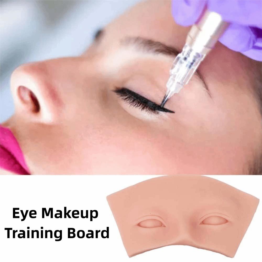 5D Eye Makeup Training Board Premium Silicone Practice Pad Eyebrow Tattoo Practice Skin Beginner