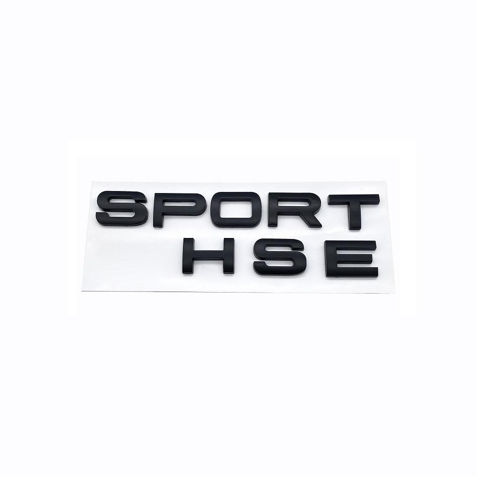 WDC5 New Car 3D ABS Letters Badge SPORT HSE Emblem for SUV Series Rear Trunk Tail Styling Sticker Accessories