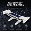 Mini Car Rear Wing Lamp Solar Energy Car Ambient Lighting Trunk Warning Light  Car Exterior Trim
