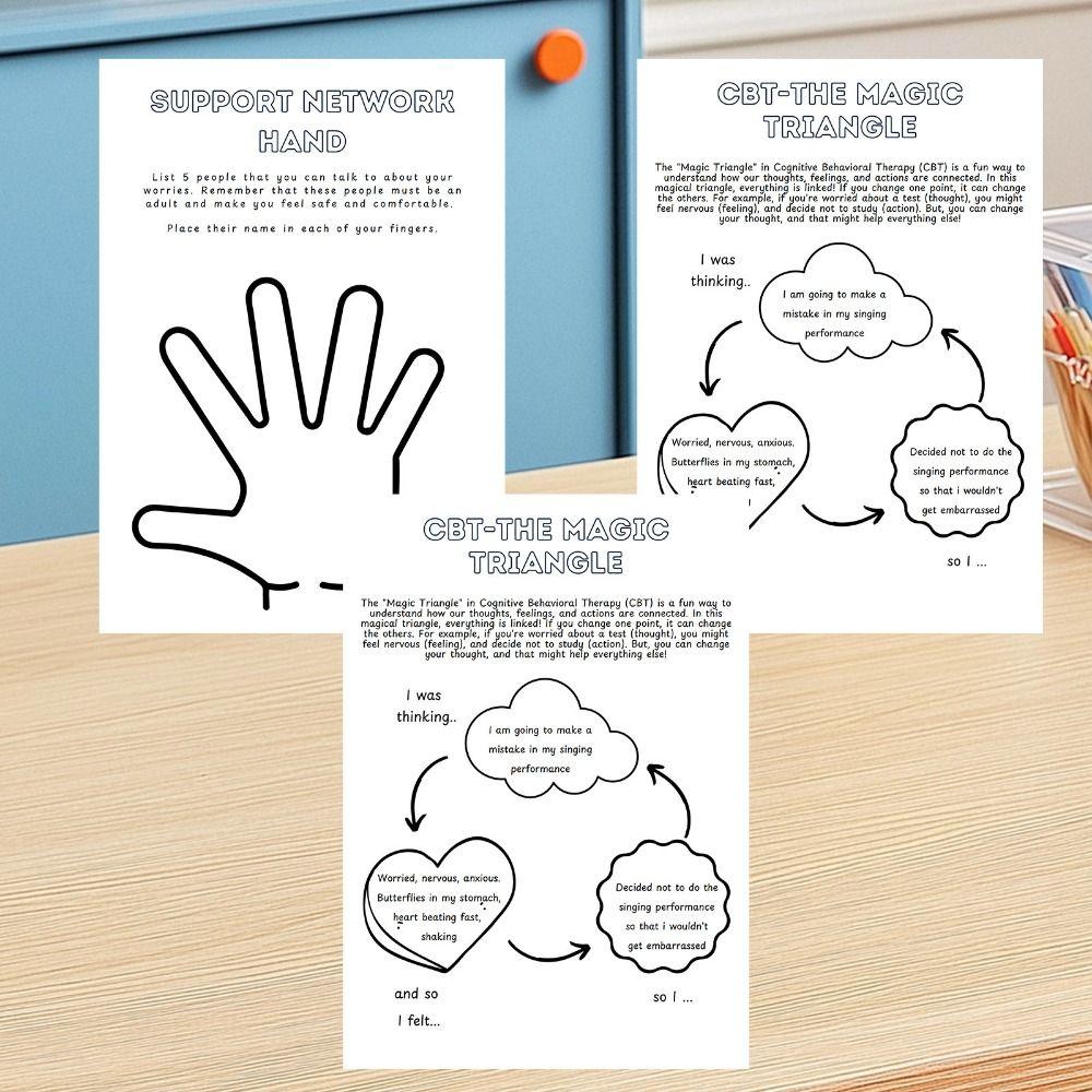 Art Plan Table Art & Emotions Guidebook Pencil Colouring Booklet  Student