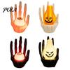 Battery Powered Halloween Light Skeleton Hand Ghost Face Pumpkin/Scary Eyeball Night Light, LED Decorative Skull Lamp for Spooky Home Decoration