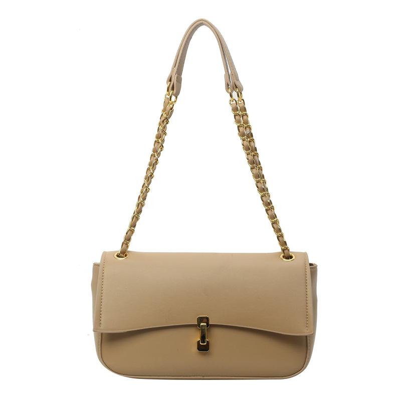 Nowa modna torebka damska na łańcuszku, mała kwadratowa, do noszenia pod pachą, o dużej pojemności, na ramię