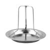 Stainless Steel Chicken Rack Outdoor BBQ Grill Household Removable Roast Chicken Tray Bbq Accessories Barbecue Utensils
