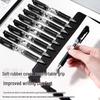 Deli S01 0.5mm Ret Retractable Black Gel Pens (30-Pack)