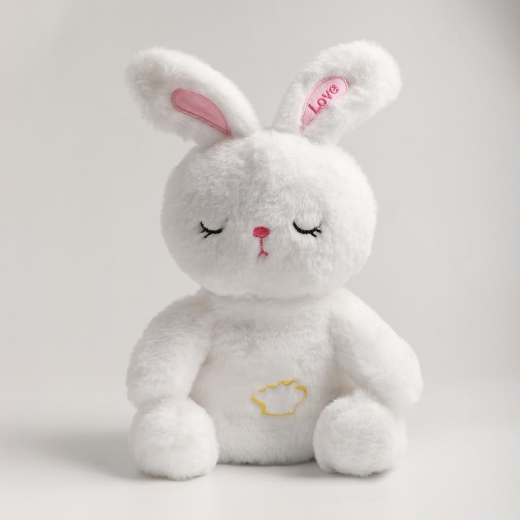 Rabbit Toy Plush Luminescence Music Fill Doll Baby Reassure Doll Cartoon Animals
