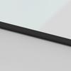 Sliding Door with Fittings 76 x 205 cm Tempered Glass & Aluminum