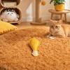 Natural Loofah Cat Toy Toy, Teeth Cleaning Chew for Cats And Kittens, Bite Resistant Fish Egg Shapes with Cotton Rope