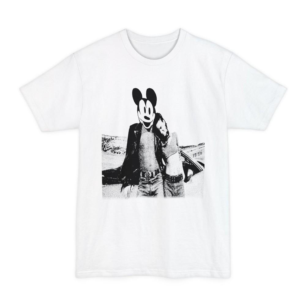 

oversized steamboat mickey and mallory knox natural born killers parody tshirt S